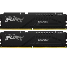 Память DDR5 2x32GB 5600MHz Kingston KF556C36BBEK2-64 Fury Beast Black RTL PC5-44800 CL36 DIMM 288-pin 1.25В single rank Ret