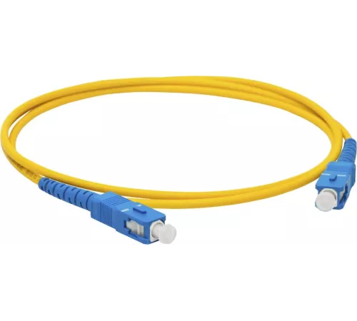 Патч-корд Lanmaster LAN-2SC-2SC/SU-3.0 2x9/125 OS1/OS2 SC-SC 3м LSZH оранжевый