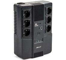 Источник бесперебойного питания Бастион Skat-UPS 600 AI 360Вт 600ВА черный