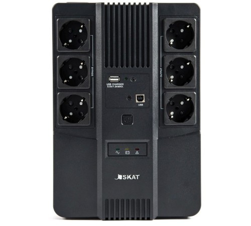 Источник бесперебойного питания Бастион Skat-UPS 600 AI 360Вт 600ВА черный Источник бесперебойного питания Бастион Skat-UPS 600 AI 360Вт 600ВА черный