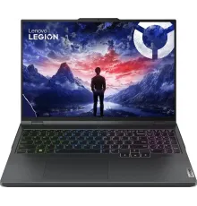 Ноутбук Lenovo Legion Pro 5 16IRX9 Core i5 14500HX 16Gb SSD1Tb NVIDIA GeForce RTX4050 6Gb 16" IPS WQXGA (2560x1600) noOS dk.grey WiFi BT Cam (83DF00E7RK)