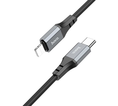 Кабель Hoco X86 iP Spear PD X86 IP USB-C-Lightning (m) 1м черный коробка