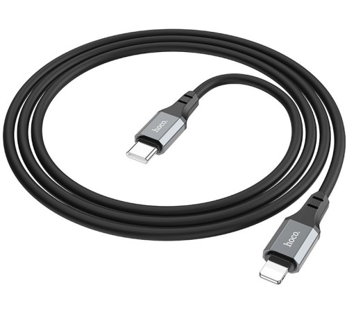 Кабель Hoco X86 iP Spear PD X86 IP USB-C-Lightning (m) 1м черный коробка