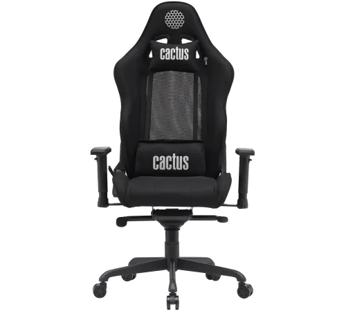 Кресло Cactus CS-CHR-MC04-BBK черный крестов. сталь