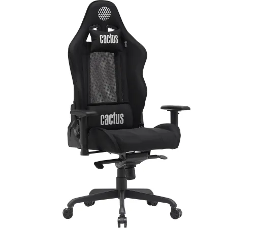 Кресло Cactus CS-CHR-MC04-BBK черный крестов. сталь