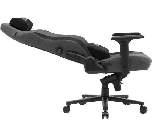 Кресло Cactus CS-CHR-MAG-GY серый/черный крестов. сталь