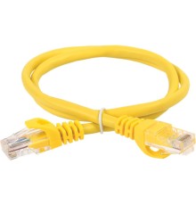 Патч-корд ITK Generica PC05-C5EU-3M-G U/UTP не экранированный RJ-45 вил.-вилка RJ-45 кат.5E 3м желтый ПВХ (уп.:1шт)