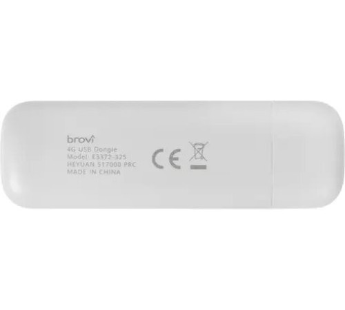 Модем 3G/4G Huawei Brovi E3372-325 USB Wi-Fi Firewall +Router внешний белый