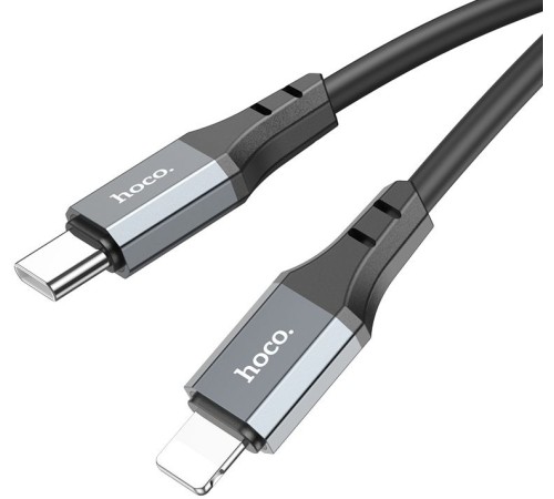 Кабель Hoco X92 Honest PD USB-C-Lightning (m) 3м черный коробка Кабель Hoco X92 Honest PD USB-C-Lightning (m) 3м черный коробка