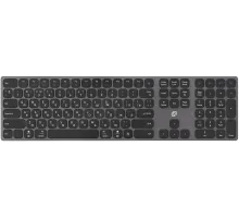 Клавиатура Оклик K867W черный/серый USB беспроводная BT/Radio slim Multimedia (2002130)