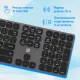 Клавиатура Оклик K867W черный/серый USB беспроводная BT/Radio slim Multimedia (2002130)