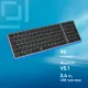 Клавиатура Оклик K767W черный/серебристый USB беспроводная BT/Radio slim Multimedia (2002135)