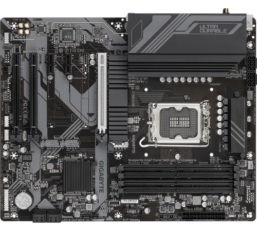 Материнская плата Gigabyte Z790 D AX Soc-1700 Intel Z790 4xDDR5 ATX AC`97 8ch(7.1) 2.5Gg RAID+HDMI+DP