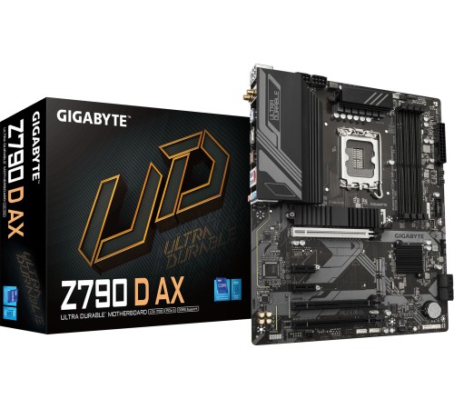 Материнская плата Gigabyte Z790 D AX Soc-1700 Intel Z790 4xDDR5 ATX AC`97 8ch(7.1) 2.5Gg RAID+HDMI+DP