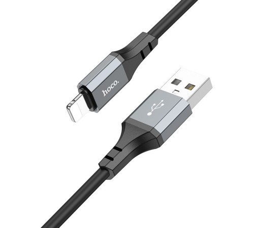 Кабель Hoco X92 Honest IP USB (m)-Lightning (m) 3м черный коробка Кабель Hoco X92 Honest IP USB (m)-Lightning (m) 3м черный коробка