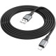 Кабель Hoco X92 Honest IP USB (m)-Lightning (m) 3м черный коробка