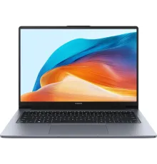 Ноутбук Huawei MateBook D 14 Core i5 12450H 16Gb SSD512Gb Intel Iris Xe graphics 14" IPS FHD (1920x1080) noOS grey space WiFi BT Cam (53013XET)