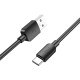 Кабель Hoco X96 Hyper X96 HYPER 27W TYPE-C USB (m)-USB Type-C (m) 1м черный коробка