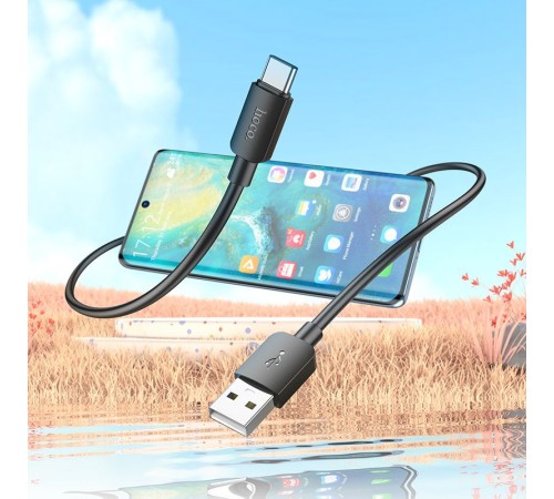 Кабель Hoco X96 Hyper X96 HYPER 27W TYPE-C USB (m)-USB Type-C (m) 1м черный коробка Кабель Hoco X96 Hyper X96 HYPER 27W TYPE-C USB (m)-USB Type-C (m) 1м черный коробка