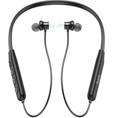 Гарнитура вкладыши Hoco ES64 черный беспроводные bluetooth шейный обод