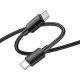 Кабель Hoco X96 Hyper X96 HYPER TYPE-C TO TYPE-C USB Type-C-USB Type-C 1м черный коробка