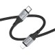 Кабель Hoco X102 Fresh iP USB-C-Lightning (m) 1м черный коробка