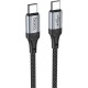 Кабель Hoco X102 Fresh Type-C to Type-C USB Type-C-USB Type-C 1м черный коробка
