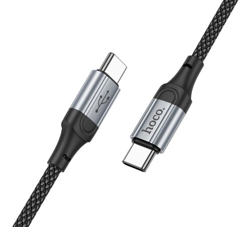 Кабель Hoco X102 Fresh Type-C to Type-C USB Type-C-USB Type-C 1м черный коробка