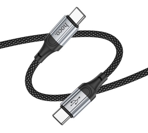 Кабель Hoco X102 Fresh Type-C to Type-C USB Type-C-USB Type-C 1м черный коробка
