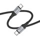 Кабель Hoco X102 Fresh Type-C to Type-C USB Type-C-USB Type-C 1м черный коробка