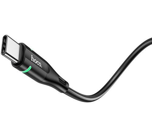 Кабель Hoco U93 Shadow Type-C USB (m)-USB Type-C 1.2м черный коробка