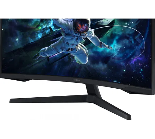 Монитор Samsung 27" S27CG550EI черный VA LED 1ms 16:9 HDMI M/M полуматовая Piv 2500:1 300cd 178гр/178гр 2560x1440 DP 2K USB 4.1кг