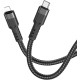 Кабель Hoco U110 iP PD USB Type-C-Lightning (m) 1.2м черный коробка