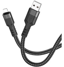 Кабель Hoco U110 iP USB (m)-Lightning (m) 1.2м черный коробка