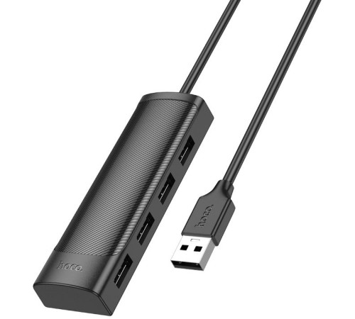 Разветвитель USB Hoco HB41 4порт. черный Разветвитель USB Hoco HB41 4порт. черный