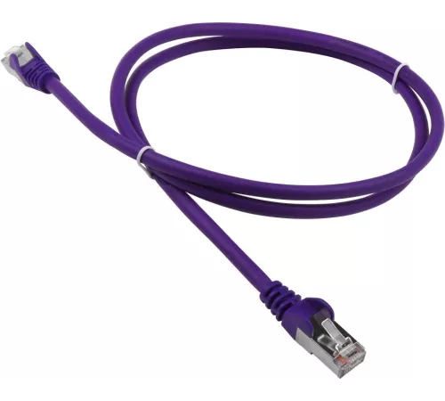 Патч-корд Lanmaster LAN-PC45/U5E-2.0-VI UTP RJ-45 вил.-вилка RJ-45 кат.5E 2м фиолетовый LSZH (уп.:1шт)