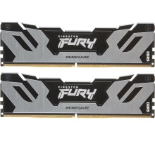 Память DDR5 2x32GB 6400MHz Kingston KF564C32RSK2-64 Fury Renegade Silver XMP RTL Gaming PC5-51200 CL32 DIMM 288-pin 1.4В kit dual rank с радиатором Ret