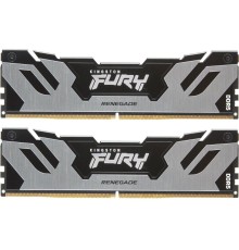 Память DDR5 2x32GB 6400MHz Kingston KF564C32RSK2-64 Fury Renegade Silver XMP RTL Gaming PC5-51200 CL32 DIMM 288-pin 1.4В kit dual rank с радиатором Ret