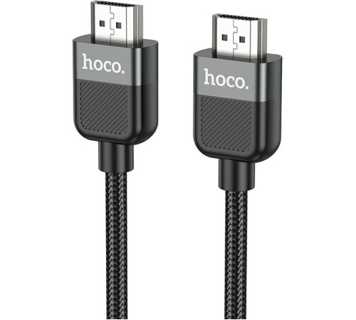 Кабель Hoco US09 ver2.0 HDMI (m) HDMI (m) 2м черный пакет (упак.:1шт)