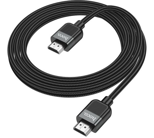 Кабель Hoco US09 ver2.0 HDMI (m) HDMI (m) 2м черный пакет (упак.:1шт)