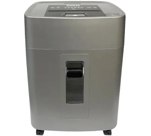 Шредер Office Kit SA375 серый/черный с автоподачей (секр.P-4) фрагменты 375лист. 42лтр. скрепки скобы пл.карты CD Шредер Office Kit SA375 серый/черный с автоподачей (секр.P-4) фрагменты 375лист. 42лтр. скрепки скобы пл.карты CD