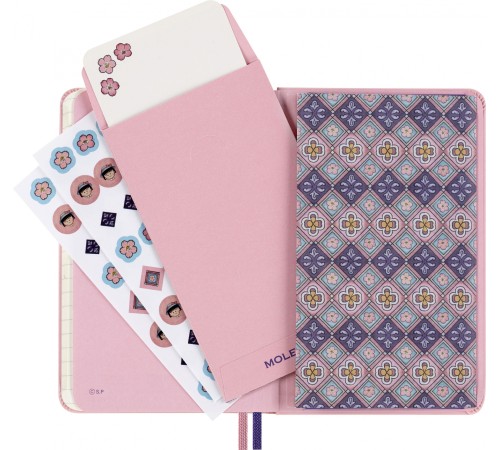 Блокнот Moleskine LIMITED EDITION SAKURA LESU07MM710NB Pocket 90x140мм обложка текстиль 160стр. линейка Momoko Sakura