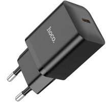 Сетевое зар./устр. Hoco N27 Black 20W (PD+QC+AFC) USB-C черный