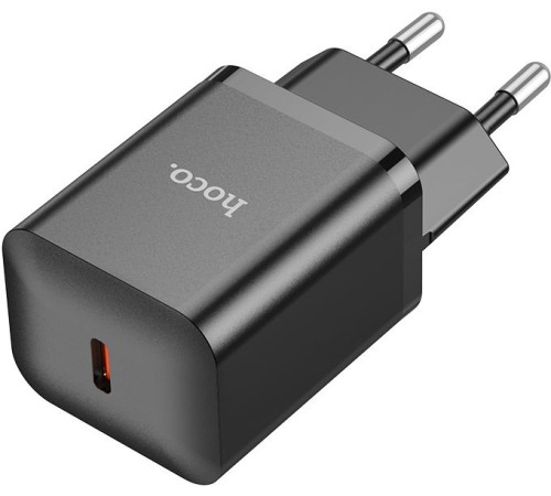 Сетевое зар./устр. Hoco N27 Black 20W (PD+QC+AFC) USB-C черный