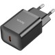 Сетевое зар./устр. Hoco N27 Black 20W (PD+QC+AFC) USB-C черный