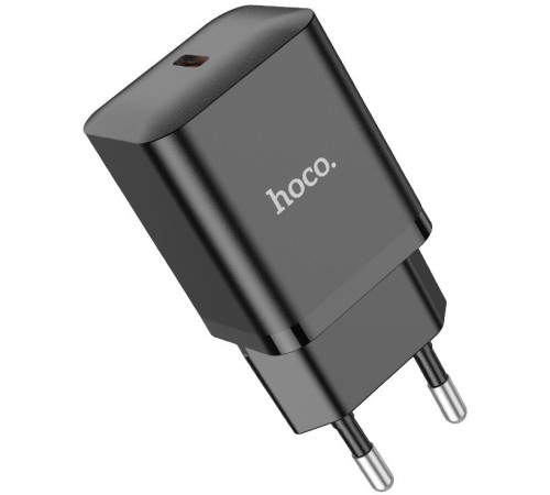 Сетевое зар./устр. Hoco N27 Black 20W (PD+QC+AFC) USB-C черный