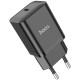 Сетевое зар./устр. Hoco N27 Black 20W (PD+QC+AFC) USB-C черный