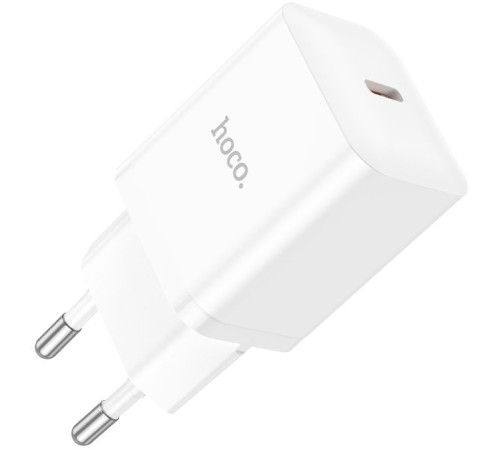 Сетевое зар./устр. Hoco N27 White 20W (PD+QC+AFC) USB-C белый