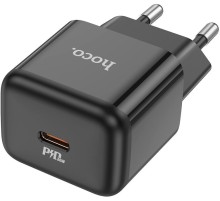Сетевое зар./устр. Hoco N32 Glory Black 30W (PD+QC+AFC) USB-C универсальное черный