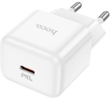 Сетевое зар./устр. Hoco N32 Glory White 30W (PD+QC+AFC) USB-C универсальное белый